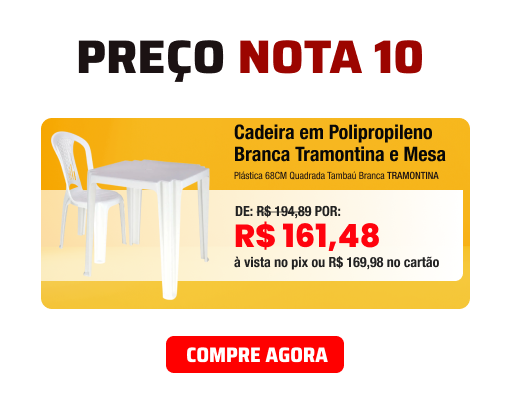 MESA E CADEIRA TRAMONTINA