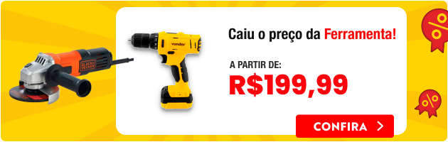 Ferramentas - Preço nota 10