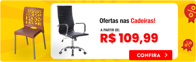 Ofertas nas cadeiras