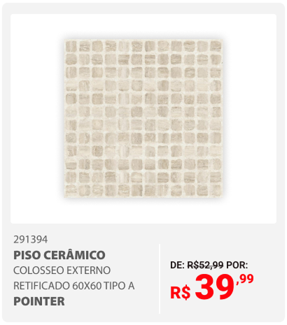 PISO CERÂMICO-  291394 - SER -  REC