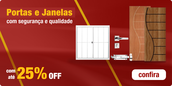 Portas & janelas com ATÉ 25% off