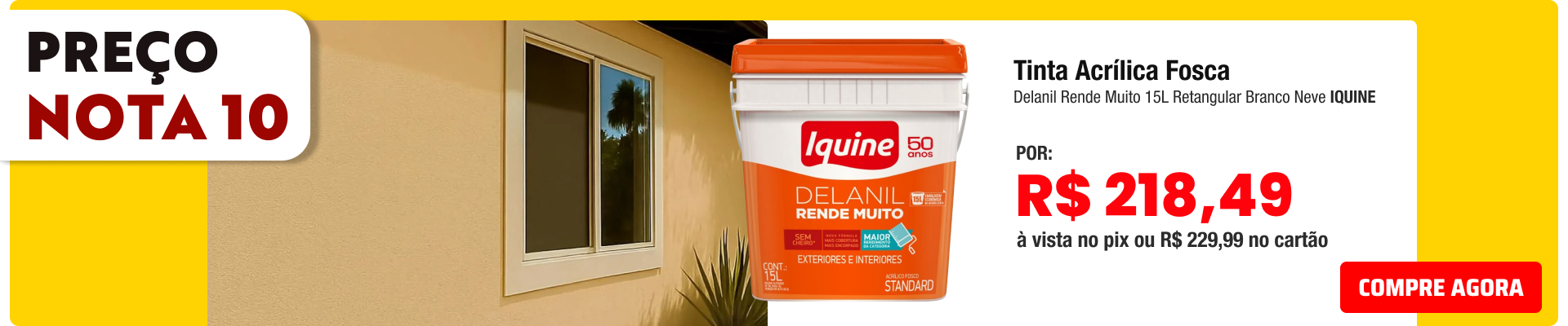 PREÇO NOTA 10 - 295925	Tinta  IQUINE REC/CAR/SER