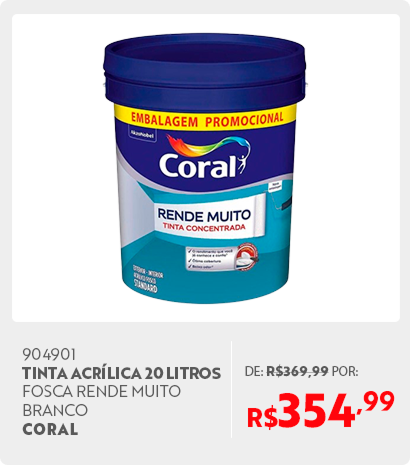 Tinta acrilica coral -904901 - REC - CAR